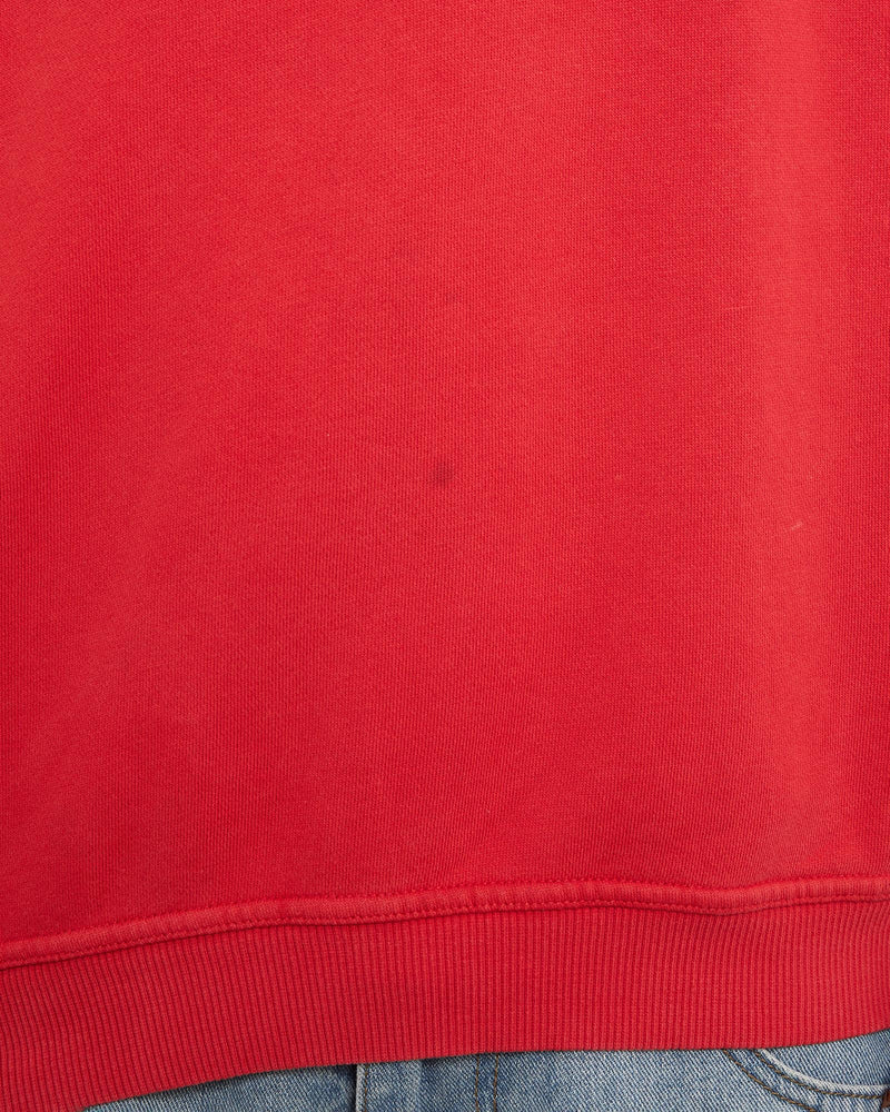 Vintage, 90s, Fila, Sweatshirt, The Real Deal, size large, colour Red, newtown, sydney, australia, thrift store, opshop, preloved, secondhand, sustainable, retro, antique, 70s, 80s, 90s, 2000s, 00s, fashion, clothing, streetwear, trendy, garment, style, boutique, store, shop, archive, sale, cheap, best, top, Sweats and hoodies