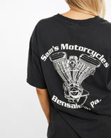 Vintage, 90s, Motorcycle, Tee, The Real Deal, size medium, colour Black, newtown, sydney, australia, thrift store, opshop, preloved, secondhand, sustainable, retro, antique, 70s, 80s, 90s, 2000s, 00s, fashion, clothing, streetwear, trendy, garment, style, boutique, store, shop, archive, sale, cheap, best, top, T-Shirts