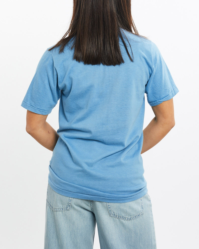 Vintage, 80s, Randolph, Macon, Soccer, Camp, Tee, The Real Deal, size double extra small, colour Blue, newtown, sydney, australia, thrift store, opshop, preloved, secondhand, sustainable, retro, antique, 70s, 80s, 90s, 2000s, 00s, fashion, clothing, streetwear, trendy, garment, style, boutique, store, shop, archive, sale, cheap, best, top, T-Shirts