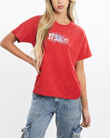 Vintage, Nike, Tee, The Real Deal, size extra small, colour Red, newtown, sydney, australia, thrift store, opshop, preloved, secondhand, sustainable, retro, antique, 70s, 80s, 90s, 2000s, 00s, fashion, clothing, streetwear, trendy, garment, style, boutique, store, shop, archive, sale, cheap, best, top, T-Shirts