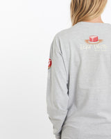 Vintage, Ecko, Unltd., Long, Sleeve, Tee, The Real Deal, size medium, colour Grey, newtown, sydney, australia, thrift store, opshop, preloved, secondhand, sustainable, retro, antique, 70s, 80s, 90s, 2000s, 00s, fashion, clothing, streetwear, trendy, garment, style, boutique, store, shop, archive, sale, cheap, best, top, T-Shirts