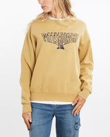 Vintage, 90s, NCAA, Pittsburgh, Panthers, Sweatshirt, The Real Deal, size medium, colour Yellow, newtown, sydney, australia, thrift store, opshop, preloved, secondhand, sustainable, retro, antique, 70s, 80s, 90s, 2000s, 00s, fashion, clothing, streetwear, trendy, garment, style, boutique, store, shop, archive, sale, cheap, best, top, Sweats and hoodies