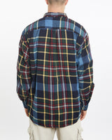 Vintage, 90s, Nautica, Flannelette, Button, Up, Shirt, The Real Deal, size extra large, colour Multicolour, newtown, sydney, australia, thrift store, opshop, preloved, secondhand, sustainable, retro, antique, 70s, 80s, 90s, 2000s, 00s, fashion, clothing, streetwear, trendy, garment, style, boutique, store, shop, archive, sale, cheap, best, top, Shirts