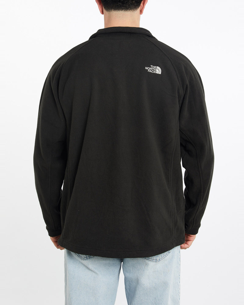 Vintage, The, North, Face, Full, Zip, Fleece, Sweatshirt, The Real Deal, size double extra large, colour Black, newtown, sydney, australia, thrift store, opshop, preloved, secondhand, sustainable, retro, antique, 70s, 80s, 90s, 2000s, 00s, fashion, clothing, streetwear, trendy, garment, style, boutique, store, shop, archive, sale, cheap, best, top, Sweats and hoodies