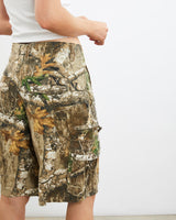 Vintage, Realtree, Camo, Cargo, Shorts, The Real Deal, size 31", colour Green, newtown, sydney, australia, thrift store, opshop, preloved, secondhand, sustainable, retro, antique, 70s, 80s, 90s, 2000s, 00s, fashion, clothing, streetwear, trendy, garment, style, boutique, store, shop, archive, sale, cheap, best, top, Shorts