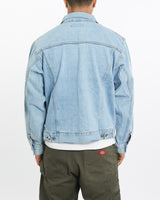 Vintage, 90s, Wrangler, Denim, Jacket, The Real Deal, size large, colour Blue, newtown, sydney, australia, thrift store, opshop, preloved, secondhand, sustainable, retro, antique, 70s, 80s, 90s, 2000s, 00s, fashion, clothing, streetwear, trendy, garment, style, boutique, store, shop, archive, sale, cheap, best, top, Jackets