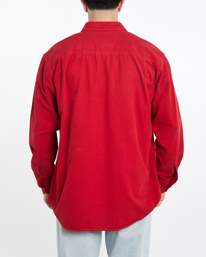 Vintage, Woolrich, Button, Up, Shirt, The Real Deal, size double extra large, colour Red, newtown, sydney, australia, thrift store, opshop, preloved, secondhand, sustainable, retro, antique, 70s, 80s, 90s, 2000s, 00s, fashion, clothing, streetwear, trendy, garment, style, boutique, store, shop, archive, sale, cheap, best, top, Shirts