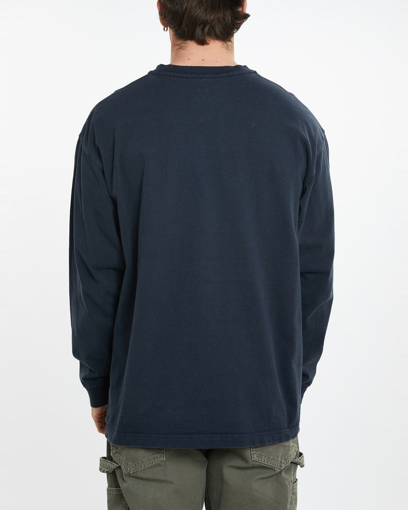 Vintage Carhartt Long Sleeve Henley Tee <br>XL , The Real Deal , newtown, sydney, australia, thrift store, opshop, preloved, secondhand, sustainable, retro, antique, 70s, 80s, 90s, 2000s, 00s, fashion, clothing, streetwear, trendy, garment, style, boutique, store, shop, archive, sale, cheap, best, top