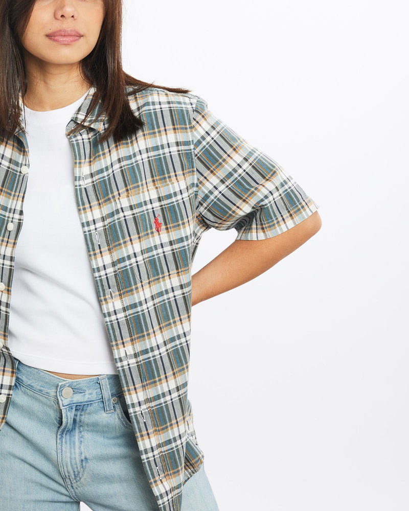 Vintage, 90s, Polo, Ralph, Lauren, Short, Sleeve, Button, Up, Shirt, The Real Deal, size small, colour Multicolour, newtown, sydney, australia, thrift store, opshop, preloved, secondhand, sustainable, retro, antique, 70s, 80s, 90s, 2000s, 00s, fashion, clothing, streetwear, trendy, garment, style, boutique, store, shop, archive, sale, cheap, best, top, Shirts