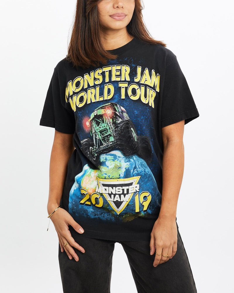 Monster, Jam, World, Tour', Monster, Truck, Tee, The Real Deal, size extra small, colour Black, newtown, sydney, australia, thrift store, opshop, preloved, secondhand, sustainable, retro, antique, 70s, 80s, 90s, 2000s, 00s, fashion, clothing, streetwear, trendy, garment, style, boutique, store, shop, archive, sale, cheap, best, top, T-Shirts