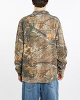 Vintage, Russell, Athletic, Realtree, Camo, Quarter, Zip, Sweatshirt, The Real Deal, size extra large, colour Brown, newtown, sydney, australia, thrift store, opshop, preloved, secondhand, sustainable, retro, antique, 70s, 80s, 90s, 2000s, 00s, fashion, clothing, streetwear, trendy, garment, style, boutique, store, shop, archive, sale, cheap, best, top, Sweats and hoodies