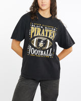 Vintage, 1999, MLB, Pittsburgh, Pirates, Tee, The Real Deal, size medium, colour Black, newtown, sydney, australia, thrift store, opshop, preloved, secondhand, sustainable, retro, antique, 70s, 80s, 90s, 2000s, 00s, fashion, clothing, streetwear, trendy, garment, style, boutique, store, shop, archive, sale, cheap, best, top, T-Shirts