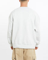 Vintage, 90s, University, of, Notre, Dame, Sweatshirt, The Real Deal, size large, colour Grey, newtown, sydney, australia, thrift store, opshop, preloved, secondhand, sustainable, retro, antique, 70s, 80s, 90s, 2000s, 00s, fashion, clothing, streetwear, trendy, garment, style, boutique, store, shop, archive, sale, cheap, best, top, Sweats and hoodies