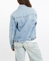 Vintage, 90s, Wrangler, Denim, Jacket, The Real Deal, size medium, colour Blue, newtown, sydney, australia, thrift store, opshop, preloved, secondhand, sustainable, retro, antique, 70s, 80s, 90s, 2000s, 00s, fashion, clothing, streetwear, trendy, garment, style, boutique, store, shop, archive, sale, cheap, best, top, Jackets