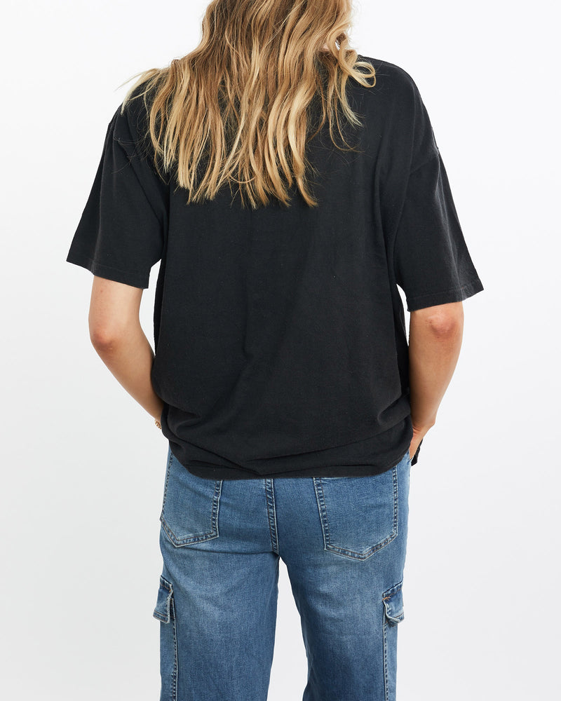 Vintage, 1990, NCAA, Colorado, Buffaloes, Orange, Bowl, Tee, The Real Deal, size large, colour Black, newtown, sydney, australia, thrift store, opshop, preloved, secondhand, sustainable, retro, antique, 70s, 80s, 90s, 2000s, 00s, fashion, clothing, streetwear, trendy, garment, style, boutique, store, shop, archive, sale, cheap, best, top, T-Shirts