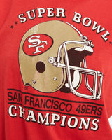 Vintage, 80s, NFL, San, Francisco, 49ers, Super, Bowl, Tee, The Real Deal, size extra small, colour Red, newtown, sydney, australia, thrift store, opshop, preloved, secondhand, sustainable, retro, antique, 70s, 80s, 90s, 2000s, 00s, fashion, clothing, streetwear, trendy, garment, style, boutique, store, shop, archive, sale, cheap, best, top, T-Shirts