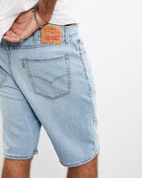 Vintage, Levi's, 505, Denim, Shorts, The Real Deal, size 36", colour Blue, newtown, sydney, australia, thrift store, opshop, preloved, secondhand, sustainable, retro, antique, 70s, 80s, 90s, 2000s, 00s, fashion, clothing, streetwear, trendy, garment, style, boutique, store, shop, archive, sale, cheap, best, top, Shorts
