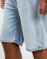 Vintage, Levi's, 505, Denim, Shorts, The Real Deal, size 36", colour Blue, newtown, sydney, australia, thrift store, opshop, preloved, secondhand, sustainable, retro, antique, 70s, 80s, 90s, 2000s, 00s, fashion, clothing, streetwear, trendy, garment, style, boutique, store, shop, archive, sale, cheap, best, top, Shorts