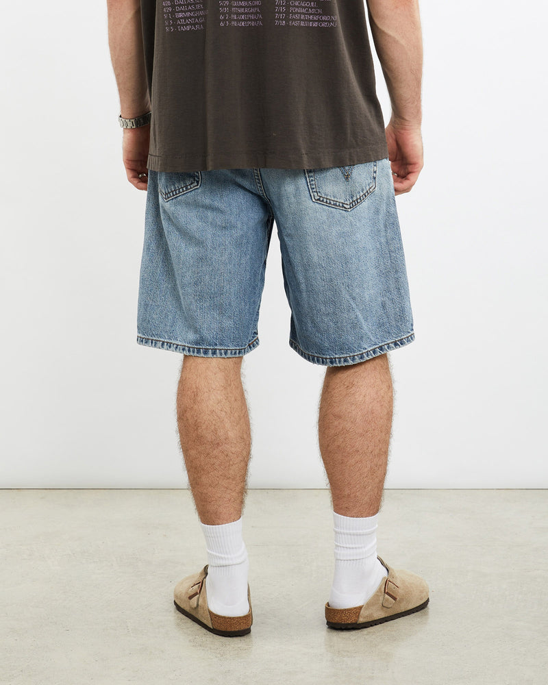 Vintage, Levi's, 550, Denim, Shorts, The Real Deal, size 34", colour Blue, newtown, sydney, australia, thrift store, opshop, preloved, secondhand, sustainable, retro, antique, 70s, 80s, 90s, 2000s, 00s, fashion, clothing, streetwear, trendy, garment, style, boutique, store, shop, archive, sale, cheap, best, top, Shorts