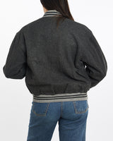 Vintage, 90s, Bomber, Jacket, The Real Deal, size medium, colour Grey, newtown, sydney, australia, thrift store, opshop, preloved, secondhand, sustainable, retro, antique, 70s, 80s, 90s, 2000s, 00s, fashion, clothing, streetwear, trendy, garment, style, boutique, store, shop, archive, sale, cheap, best, top, Jackets