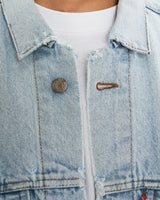 Vintage, Levi's, Denim, Jacket, The Real Deal, size large, colour Blue, newtown, sydney, australia, thrift store, opshop, preloved, secondhand, sustainable, retro, antique, 70s, 80s, 90s, 2000s, 00s, fashion, clothing, streetwear, trendy, garment, style, boutique, store, shop, archive, sale, cheap, best, top, Jackets