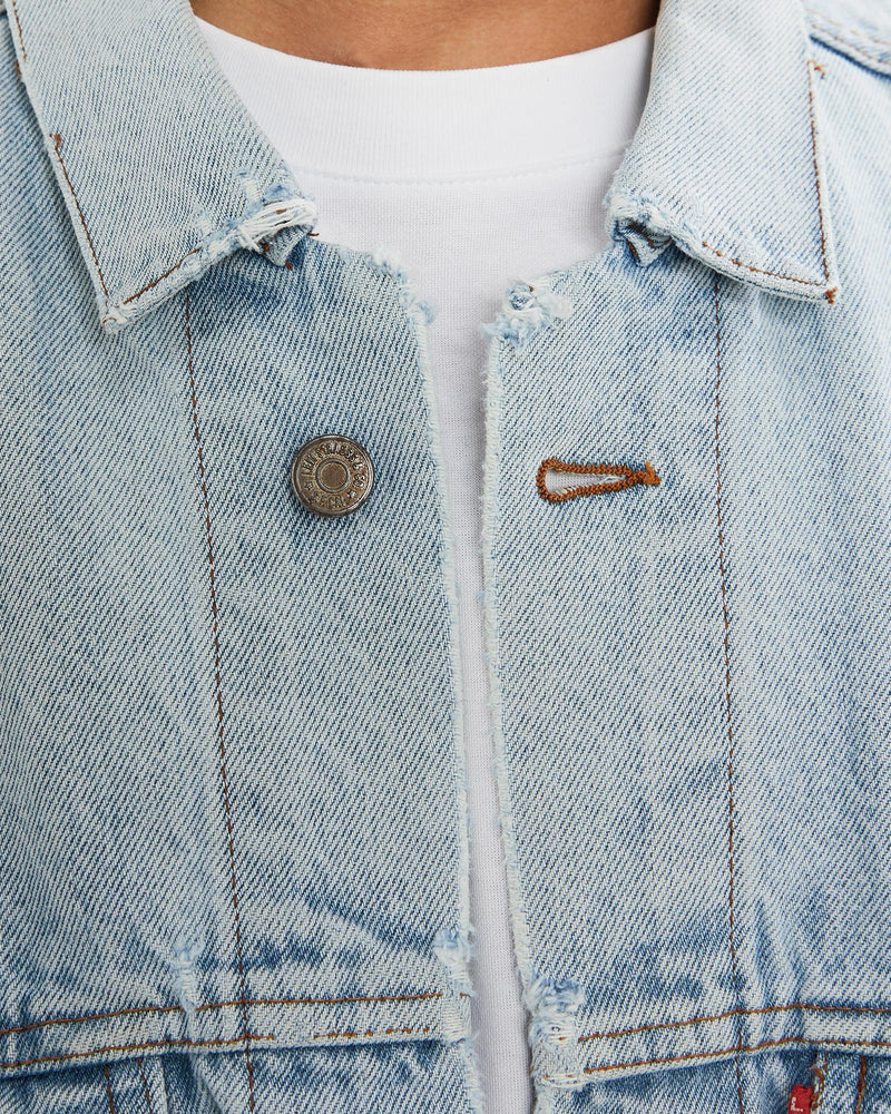 Vintage, Levi's, Denim, Jacket, The Real Deal, size large, colour Blue, newtown, sydney, australia, thrift store, opshop, preloved, secondhand, sustainable, retro, antique, 70s, 80s, 90s, 2000s, 00s, fashion, clothing, streetwear, trendy, garment, style, boutique, store, shop, archive, sale, cheap, best, top, Jackets