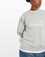 Vintage, L.L., Bean, Sweatshirt, The Real Deal, size medium, colour Grey, newtown, sydney, australia, thrift store, opshop, preloved, secondhand, sustainable, retro, antique, 70s, 80s, 90s, 2000s, 00s, fashion, clothing, streetwear, trendy, garment, style, boutique, store, shop, archive, sale, cheap, best, top, Sweats and hoodies