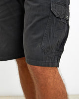 Vintage, Wrangler, Cargo, Shorts, The Real Deal, size 35", colour Black, newtown, sydney, australia, thrift store, opshop, preloved, secondhand, sustainable, retro, antique, 70s, 80s, 90s, 2000s, 00s, fashion, clothing, streetwear, trendy, garment, style, boutique, store, shop, archive, sale, cheap, best, top, Shorts