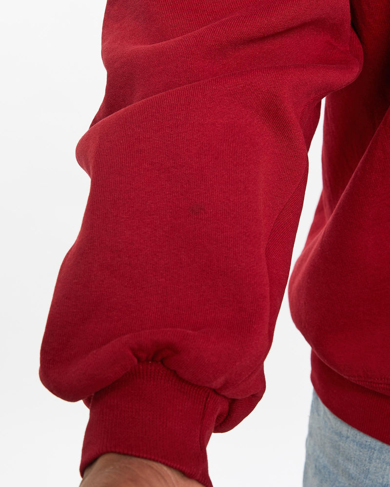 Vintage, 90s, Russell, Athletic, Sweatshirt, The Real Deal, size large, colour Red, newtown, sydney, australia, thrift store, opshop, preloved, secondhand, sustainable, retro, antique, 70s, 80s, 90s, 2000s, 00s, fashion, clothing, streetwear, trendy, garment, style, boutique, store, shop, archive, sale, cheap, best, top, Sweats and hoodies