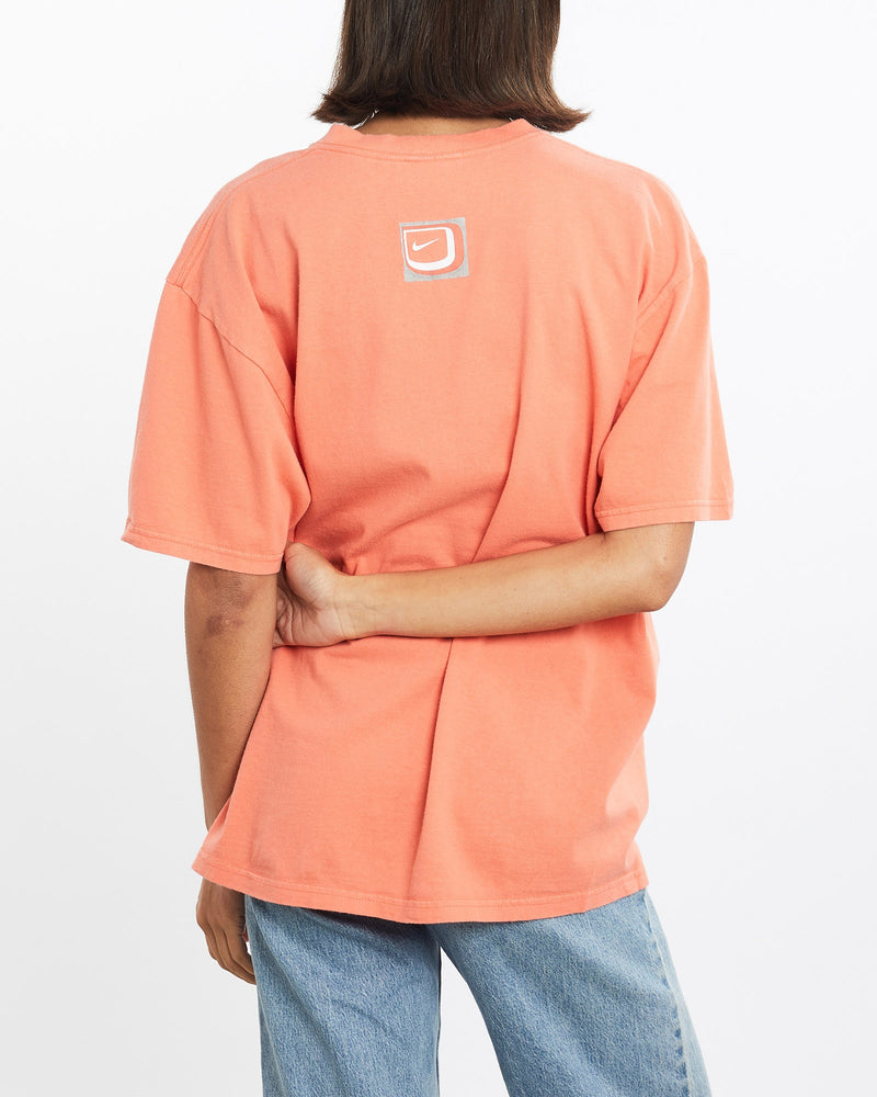 Vintage, Nike, Tee, The Real Deal, size medium, colour Orange, newtown, sydney, australia, thrift store, opshop, preloved, secondhand, sustainable, retro, antique, 70s, 80s, 90s, 2000s, 00s, fashion, clothing, streetwear, trendy, garment, style, boutique, store, shop, archive, sale, cheap, best, top, T-Shirts