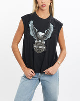 Vintage, Harley, Davidson, Tank, The Real Deal, size extra small, colour Black, newtown, sydney, australia, thrift store, opshop, preloved, secondhand, sustainable, retro, antique, 70s, 80s, 90s, 2000s, 00s, fashion, clothing, streetwear, trendy, garment, style, boutique, store, shop, archive, sale, cheap, best, top, T-Shirts