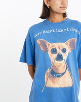 Vintage, 1998, Taco, Bell, Chihuahua, Tee, The Real Deal, size medium, colour Blue, newtown, sydney, australia, thrift store, opshop, preloved, secondhand, sustainable, retro, antique, 70s, 80s, 90s, 2000s, 00s, fashion, clothing, streetwear, trendy, garment, style, boutique, store, shop, archive, sale, cheap, best, top, T-Shirts