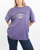 Vintage, Harley, Davidson, Tee, The Real Deal, size large, colour Purple, newtown, sydney, australia, thrift store, opshop, preloved, secondhand, sustainable, retro, antique, 70s, 80s, 90s, 2000s, 00s, fashion, clothing, streetwear, trendy, garment, style, boutique, store, shop, archive, sale, cheap, best, top, T-Shirts