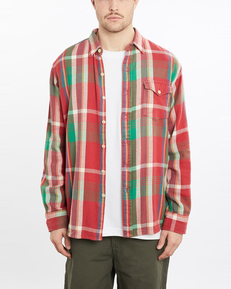 Vintage, 90s, Polo, Ralph, Lauren, Flannelette, Button, Up, Shirt, The Real Deal, size extra large, colour Multicolour, newtown, sydney, australia, thrift store, opshop, preloved, secondhand, sustainable, retro, antique, 70s, 80s, 90s, 2000s, 00s, fashion, clothing, streetwear, trendy, garment, style, boutique, store, shop, archive, sale, cheap, best, top, Shirts