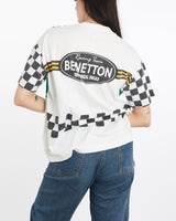 Vintage, 90s, United, Colors, of, Benetton, Racing, Tee, The Real Deal, size medium, colour Multicolour, newtown, sydney, australia, thrift store, opshop, preloved, secondhand, sustainable, retro, antique, 70s, 80s, 90s, 2000s, 00s, fashion, clothing, streetwear, trendy, garment, style, boutique, store, shop, archive, sale, cheap, best, top, T-Shirts