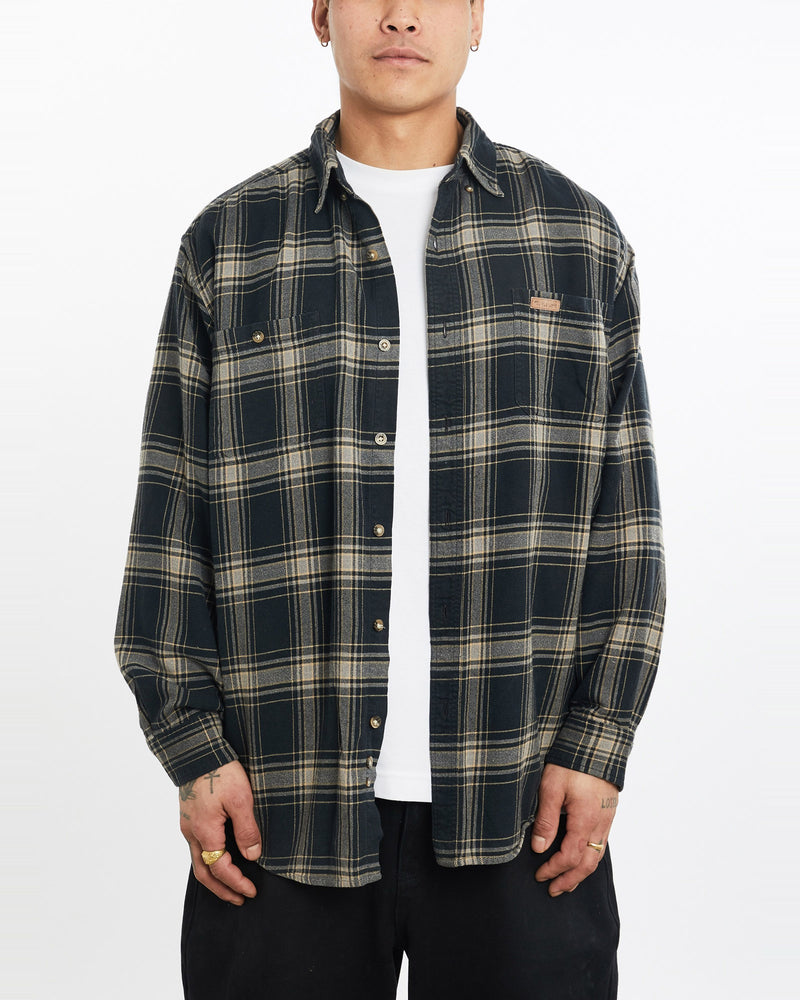 Vintage, Carhartt, Flannelette, Button, Up, Shirt, The Real Deal, size extra large, colour Multicolour, newtown, sydney, australia, thrift store, opshop, preloved, secondhand, sustainable, retro, antique, 70s, 80s, 90s, 2000s, 00s, fashion, clothing, streetwear, trendy, garment, style, boutique, store, shop, archive, sale, cheap, best, top, Shirts