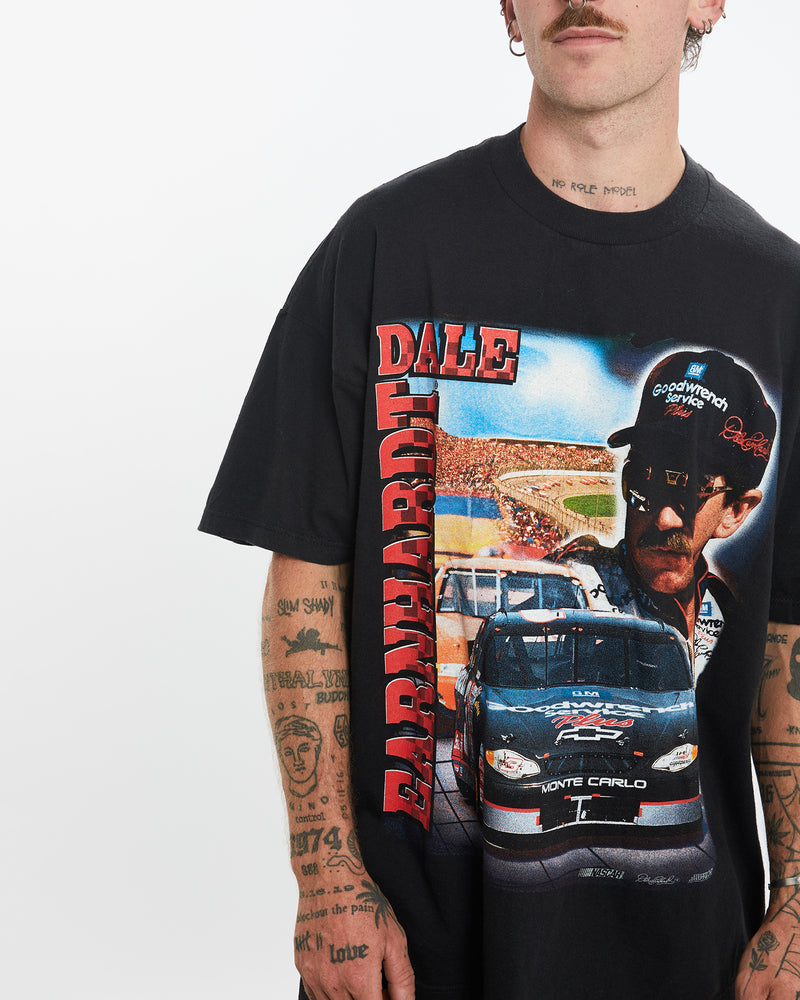 Vintage Dale Earnhardt NASCAR Racing Tee <br>L , The Real Deal , newtown, sydney, australia, thrift store, opshop, preloved, secondhand, sustainable, retro, antique, 70s, 80s, 90s, 2000s, 00s, fashion, clothing, streetwear, trendy, garment, style, boutique, store, shop, archive, sale, cheap, best, top