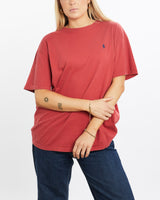 Vintage, 90s, Polo, Ralph, Lauren, Tee, The Real Deal, size medium, colour Red, newtown, sydney, australia, thrift store, opshop, preloved, secondhand, sustainable, retro, antique, 70s, 80s, 90s, 2000s, 00s, fashion, clothing, streetwear, trendy, garment, style, boutique, store, shop, archive, sale, cheap, best, top, T-Shirts