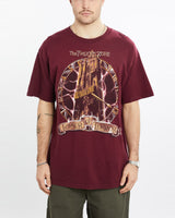 Vintage, 90s, Walt, Disney, World, Tower, Of, Terror, Tee, The Real Deal, size extra large, colour Burgundy, newtown, sydney, australia, thrift store, opshop, preloved, secondhand, sustainable, retro, antique, 70s, 80s, 90s, 2000s, 00s, fashion, clothing, streetwear, trendy, garment, style, boutique, store, shop, archive, sale, cheap, best, top, T-Shirts