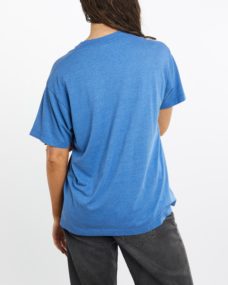 Vintage, 1989, NBA, Detroit, Pistons, Tee, The Real Deal, size medium, colour Blue, newtown, sydney, australia, thrift store, opshop, preloved, secondhand, sustainable, retro, antique, 70s, 80s, 90s, 2000s, 00s, fashion, clothing, streetwear, trendy, garment, style, boutique, store, shop, archive, sale, cheap, best, top, T-Shirts