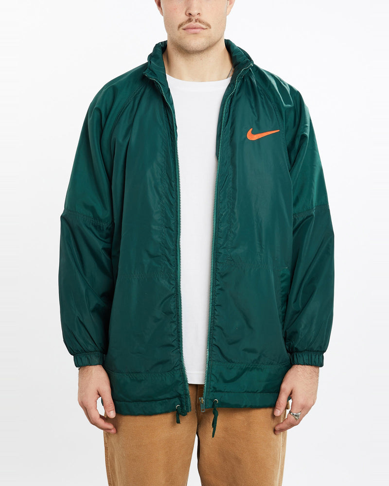Vintage, 90s, Nike, Puffer, Jacket, The Real Deal, size extra large, colour Green, newtown, sydney, australia, thrift store, opshop, preloved, secondhand, sustainable, retro, antique, 70s, 80s, 90s, 2000s, 00s, fashion, clothing, streetwear, trendy, garment, style, boutique, store, shop, archive, sale, cheap, best, top, Jackets