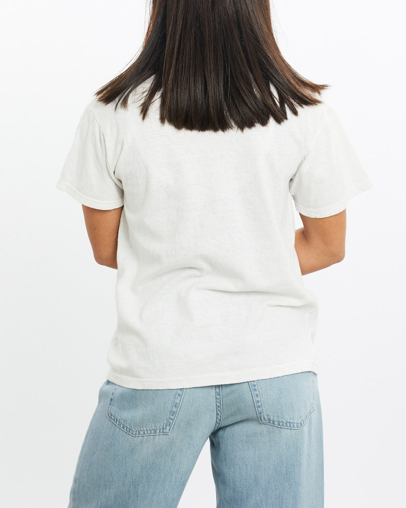 Vintage, 70s, California, Surf, Tee, The Real Deal, size double extra small, colour White, newtown, sydney, australia, thrift store, opshop, preloved, secondhand, sustainable, retro, antique, 70s, 80s, 90s, 2000s, 00s, fashion, clothing, streetwear, trendy, garment, style, boutique, store, shop, archive, sale, cheap, best, top, T-Shirts