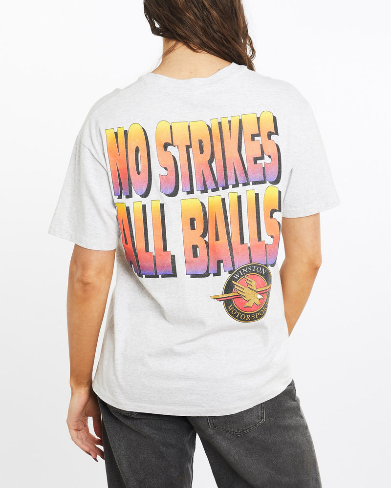 Vintage, 1995, Winston, Cup, Racing, Tee, The Real Deal, size medium, colour Grey, newtown, sydney, australia, thrift store, opshop, preloved, secondhand, sustainable, retro, antique, 70s, 80s, 90s, 2000s, 00s, fashion, clothing, streetwear, trendy, garment, style, boutique, store, shop, archive, sale, cheap, best, top, T-Shirts