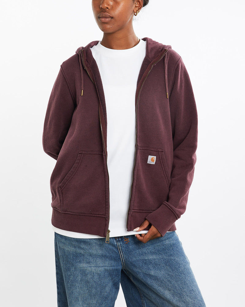 Vintage, Carhartt, Full, Zip, Hooded, Sweatshirt, The Real Deal, size medium, colour Purple, newtown, sydney, australia, thrift store, opshop, preloved, secondhand, sustainable, retro, antique, 70s, 80s, 90s, 2000s, 00s, fashion, clothing, streetwear, trendy, garment, style, boutique, store, shop, archive, sale, cheap, best, top, Sweats and hoodies