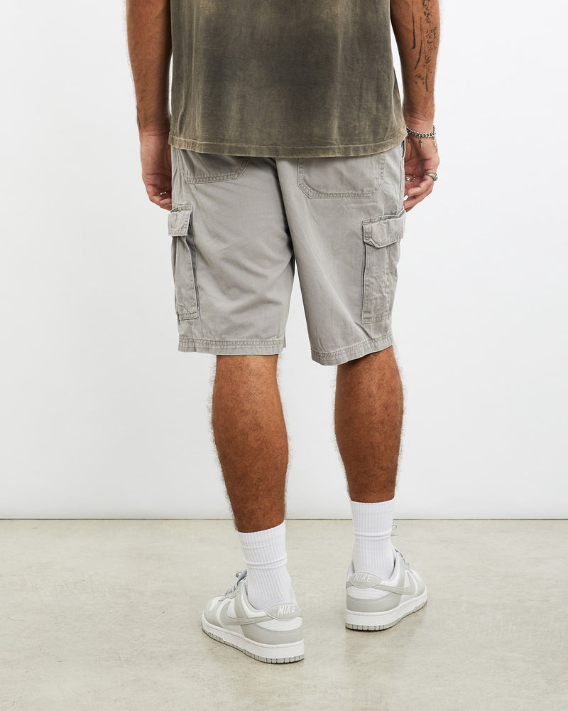 Vintage, Wrangler, Cargo, Shorts, The Real Deal, size 36", colour Grey, newtown, sydney, australia, thrift store, opshop, preloved, secondhand, sustainable, retro, antique, 70s, 80s, 90s, 2000s, 00s, fashion, clothing, streetwear, trendy, garment, style, boutique, store, shop, archive, sale, cheap, best, top, Shorts