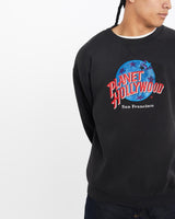 Vintage, 90s, Planet, Hollywood, Sweatshirt, The Real Deal, size large, colour Blue, newtown, sydney, australia, thrift store, opshop, preloved, secondhand, sustainable, retro, antique, 70s, 80s, 90s, 2000s, 00s, fashion, clothing, streetwear, trendy, garment, style, boutique, store, shop, archive, sale, cheap, best, top, Sweats and hoodies