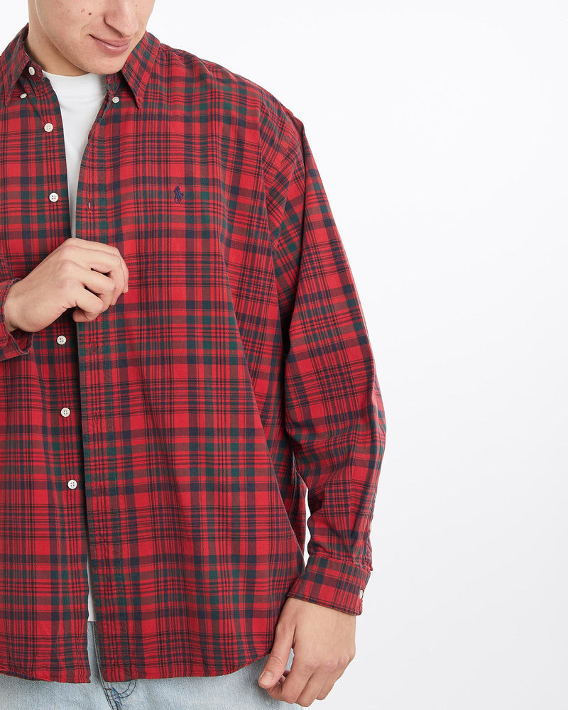 Vintage, 90s, Polo, Ralph, Lauren, Button, Up, Shirt, The Real Deal, size double extra large, colour Multicolour, newtown, sydney, australia, thrift store, opshop, preloved, secondhand, sustainable, retro, antique, 70s, 80s, 90s, 2000s, 00s, fashion, clothing, streetwear, trendy, garment, style, boutique, store, shop, archive, sale, cheap, best, top, Shirts