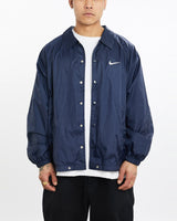 Vintage, 90s, Nike, Coaches, Jacket, The Real Deal, size extra large, colour Navy, newtown, sydney, australia, thrift store, opshop, preloved, secondhand, sustainable, retro, antique, 70s, 80s, 90s, 2000s, 00s, fashion, clothing, streetwear, trendy, garment, style, boutique, store, shop, archive, sale, cheap, best, top, Jackets