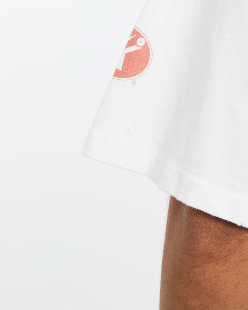 Vintage, 90s, Krispy, Kreme, Tee, The Real Deal, size extra large, colour White, newtown, sydney, australia, thrift store, opshop, preloved, secondhand, sustainable, retro, antique, 70s, 80s, 90s, 2000s, 00s, fashion, clothing, streetwear, trendy, garment, style, boutique, store, shop, archive, sale, cheap, best, top, T-Shirts