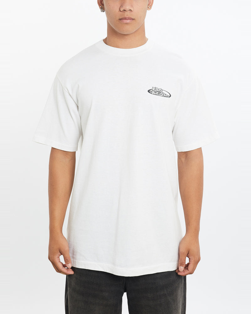 Vintage 1995 No Fear Surf Tee <br>L , The Real Deal , newtown, sydney, australia, thrift store, opshop, preloved, secondhand, sustainable, retro, antique, 70s, 80s, 90s, 2000s, 00s, fashion, clothing, streetwear, trendy, garment, style, boutique, store, shop, archive, sale, cheap, best, top